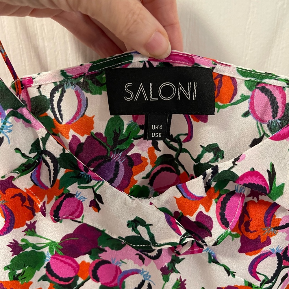 Saloni 100% silk camisole. EUC. Size 0. - Picture 6 of 7